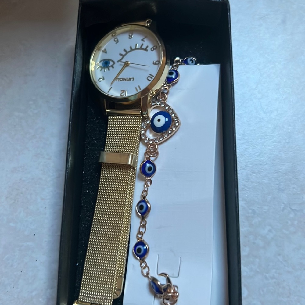 Evil Eye Watch & Bracelet